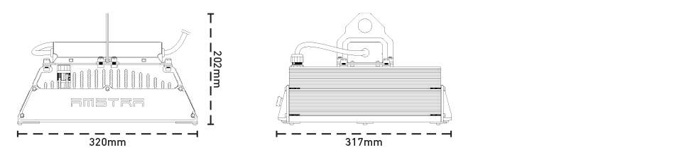 Dimensioni Breva Work 4M (sospensione)